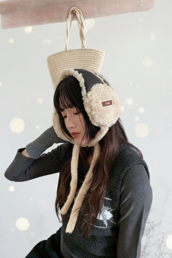 Women’s Fleece Ear Warmers – Warm Outdoor Cycling Ear Covers for Winter - FitiqueFit