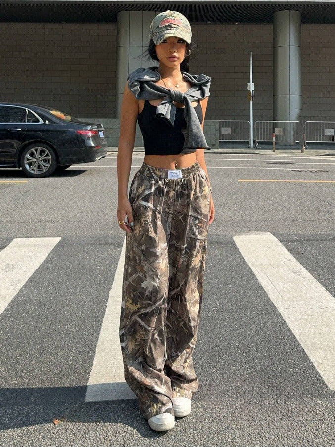 🧢 Women's Y2K Camouflage Cargo Pants FitiqueFit