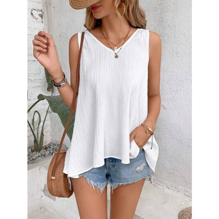 Women’s Feather Print V-Neck Camisole 