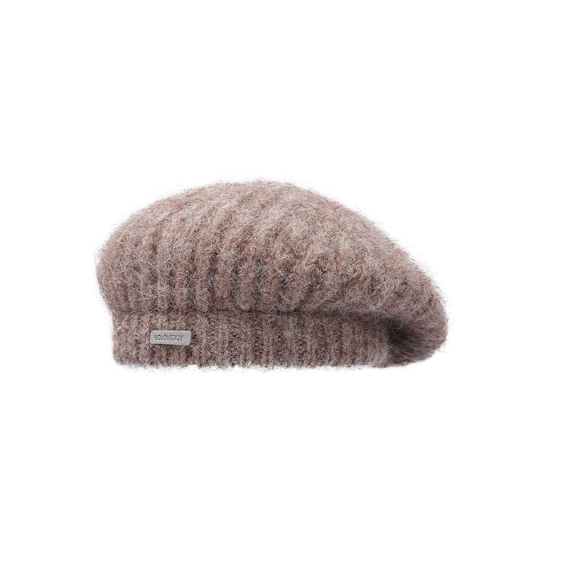 Women’s Cozy Wool Knit Beanie – Soft Warm Fall & Winter Hat - FitiqueFit
