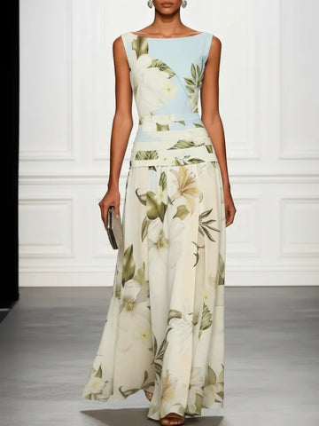 Blue Floral Print