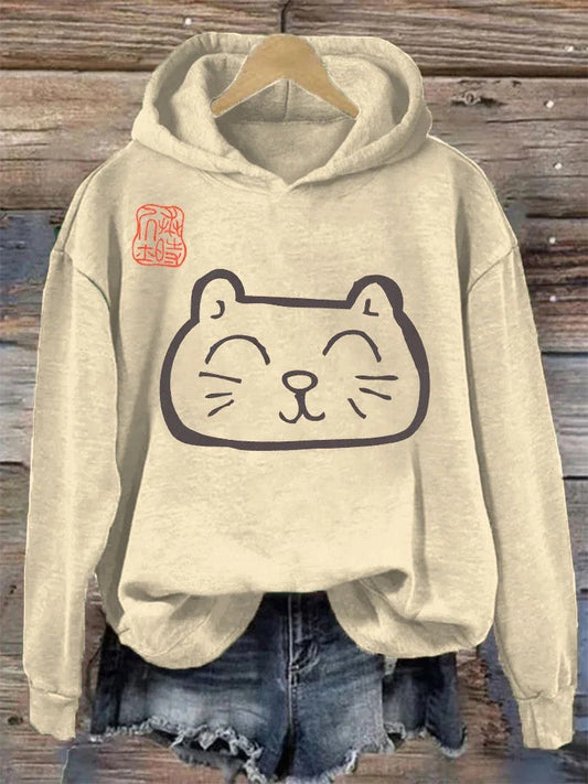 Womens 3D Digital Print Hoodie From Europe And The US 