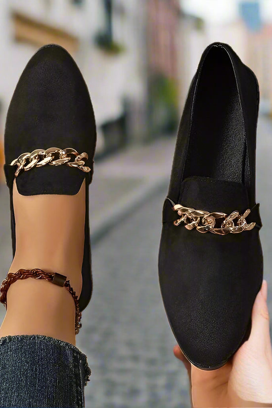Pointed Toe Chunky Heel Stylish Casual Shoes Women CJ