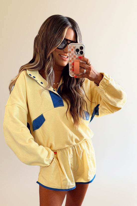 Fashionable Versatile Multi-color Womens Long-sleeve Two-piece Set 