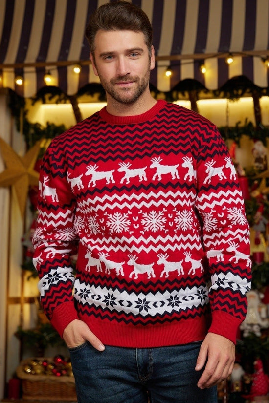 Fashion European And American Sweater New Couple Outfit CJ